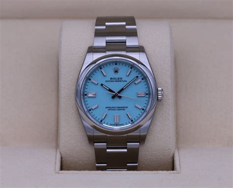 rolex tiffany blue 36mm price.